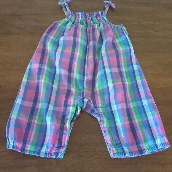 Mini Boden baby girls smocked Romper with snaps size 6-12M GUC - Picture 7 of 7